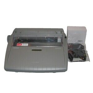 Brother SX-4000 Electronic LCD Display Typewriter With Cover & Ribbons Tested